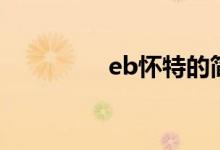 eb怀特的简介（eb怀特）