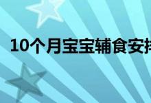 10个月宝宝辅食安排表（10个月宝宝辅食）