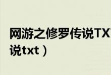 网游之修罗传说TXT下载全本（网游之修罗传说txt）