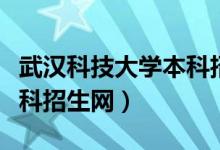 武汉科技大学本科招生简章（武汉科技大学本科招生网）