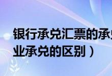 银行承兑汇票的承兑人是谁?（银行承兑和商业承兑的区别）