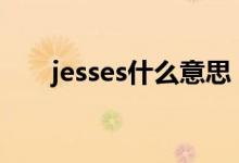 jesses什么意思（jessie是什么意思）