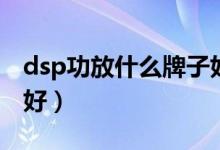 dsp功放什么牌子好国产（dsp功放什么牌子好）