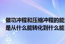 做功冲程和压缩冲程的能量转化（做功冲程和压缩冲程分别是从什么能转化到什么能）