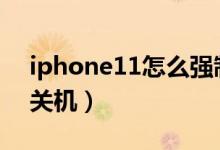 iphone11怎么强制关机（iphone怎么强制关机）