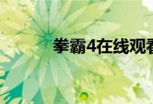 拳霸4在线观看完整版（拳霸4）