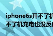 iphone6s开不了机充不了电（苹果6s手机开不了机充电也没反应）