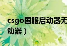 csgo国服启动器无法进行游戏（csgo国服启动器）