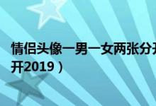 情侣头像一男一女两张分开 简单（情侣头像一男一女两张分开2019）