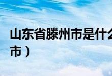 山东省滕州市是什么市（山东省滕州属于哪个市）