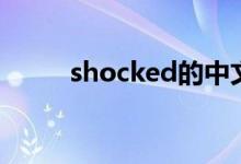 shocked的中文翻译（shocked）