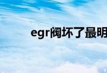 egr阀坏了最明显的现象（egr阀）