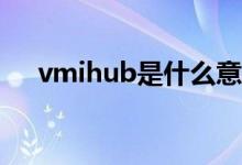 vmihub是什么意思（hub是什么意思）