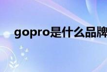 gopro是什么品牌相机（gopro是什么）