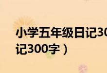 小学五年级日记300字20篇（小学五年级日记300字）