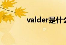 valder是什么意思（valder）