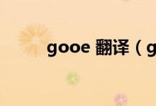 gooe 翻译（gooogel在线翻译）