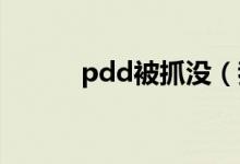 pdd被抓没（我的好友被加爆了