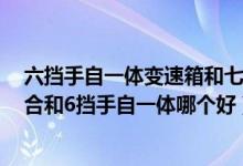 六挡手自一体变速箱和七挡双离合变速器的对比（7挡双离合和6挡手自一体哪个好）