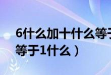 6什么加十什么等于1什么（6什么加10什么等于1什么）