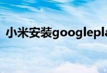 小米安装googleplay商店（谷歌商店闪退）