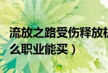 流放之路受伤释放机制（流放之路受伤释放什么职业能买）